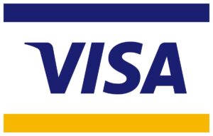 An image of the Visa logo.