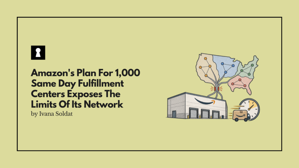 Amazon's Plan For 1,000 Same Day Fulfillment Centers Exposes The Limits Of Its Regionalized Network