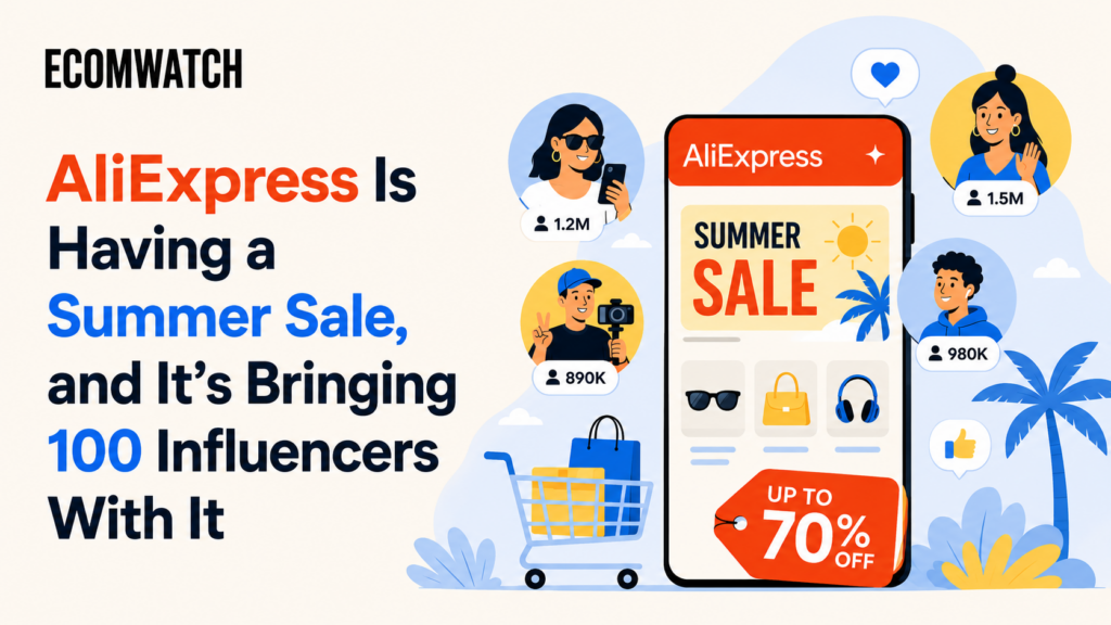 An image thumbnail of the AliExpress summer sale