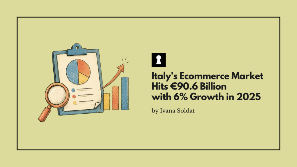 Italy's Ecommerce Market Hits €90.6 Billion with 6% Growth in 2025