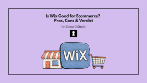 Is Wix Good for Ecommerce? Pros, Cons & Verdict