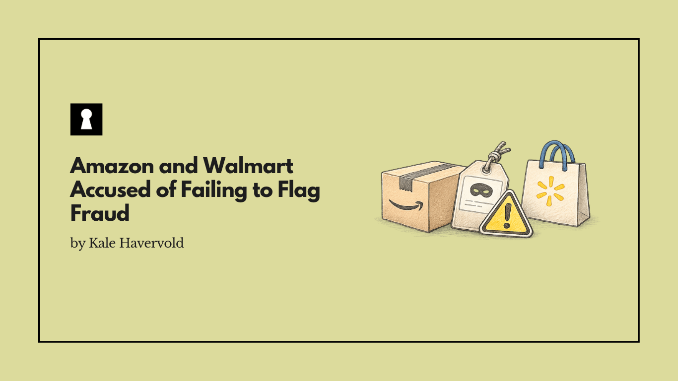 Amazon and Walmart Accused of Failing to Flag Fraud