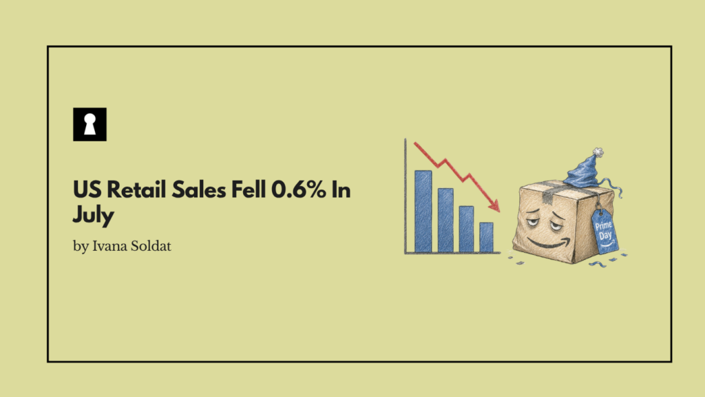 US Retail Sales Fell 0.6% In July, But E-Commerce Has A Prime Day Hangover Problem