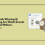 The Brands Winning AI Shopping Are Not Amazon and Walmart. They Are Watch Brands and Label Makers.