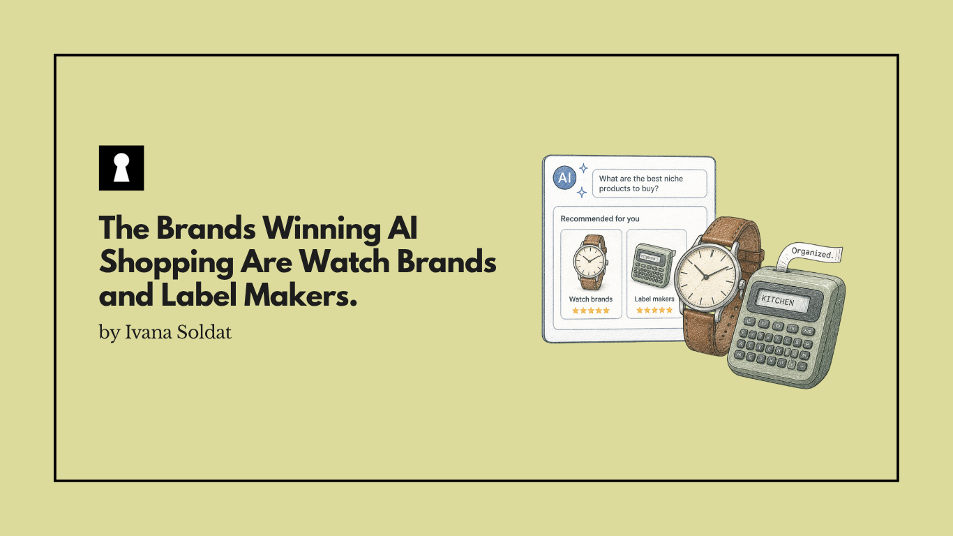 The Brands Winning AI Shopping Are Not Amazon and Walmart. They Are Watch Brands and Label Makers.