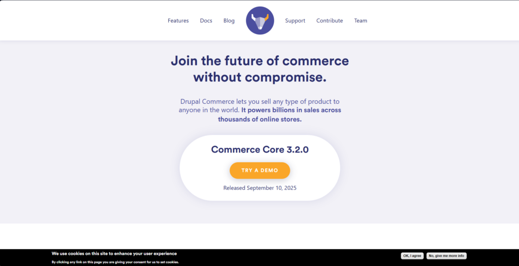 Drupal Commerce interface