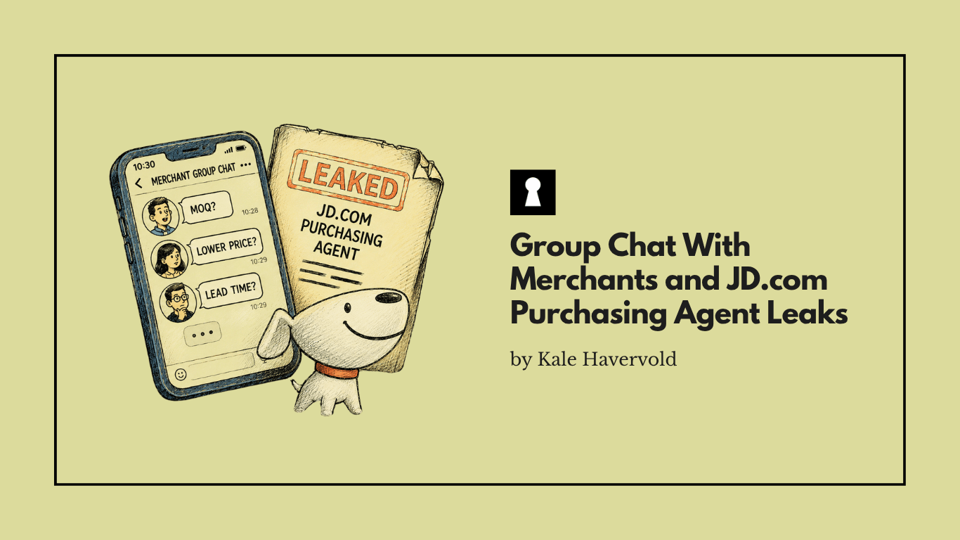 Group Chat With Merchants and JD.com Purchasing Agent Leaks