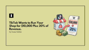 TikTok Wants to Run Your Shop for $10,000 Plus 20% of Revenue. Here Is What That Actually Costs.