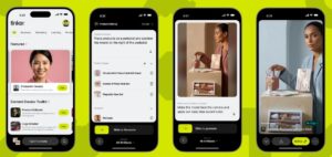 A few screenshots of the Tinker app