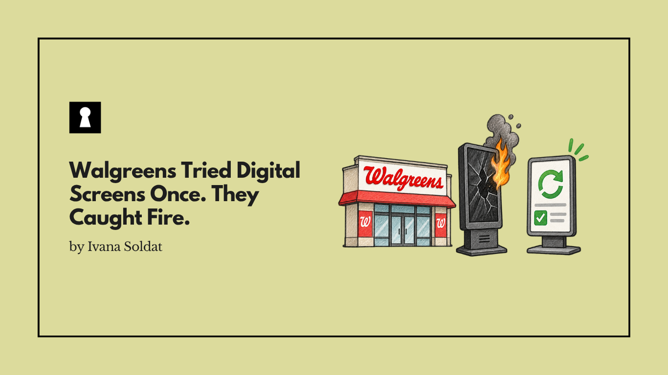 Walgreens Tried Digital Screens Once. They Caught Fire. Now It Is Trying Again With a Different Approach.