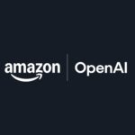 The Amazon and OpenAI logos next to one another