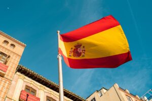 An image of the Spanish flag