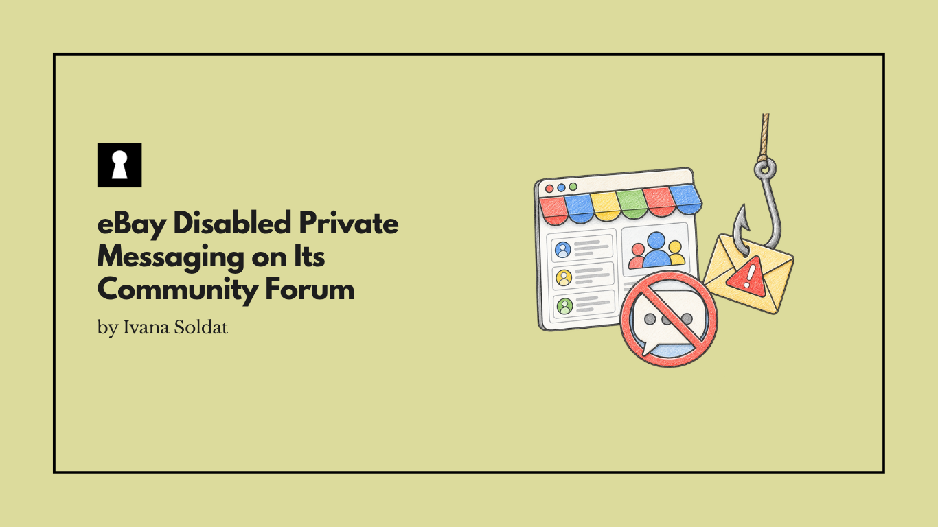 eBay Disabled Private Messaging on Its Community Forum Because the Phishing Got Too Bad to Filter