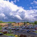 An image of the Walmart parking lot