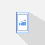 A bar graph showing growth, as each bar is taller than the last.
