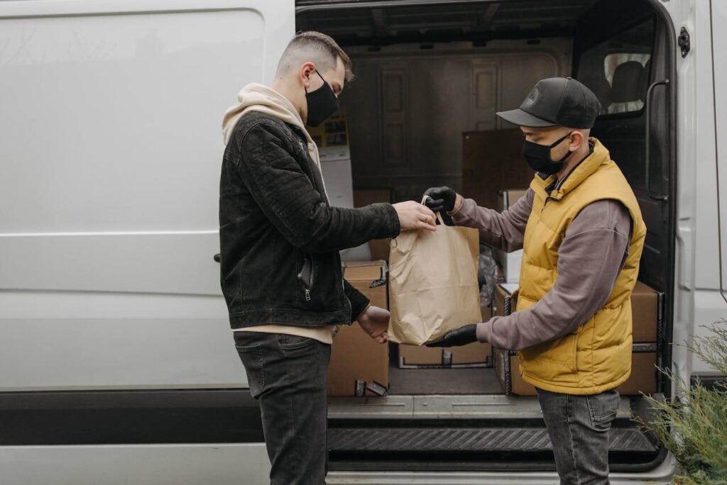 Amazon grocery delivery to a b2b