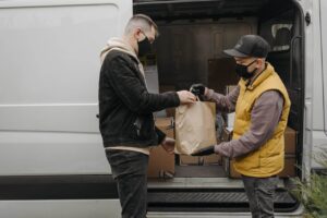 Amazon grocery delivery to a b2b