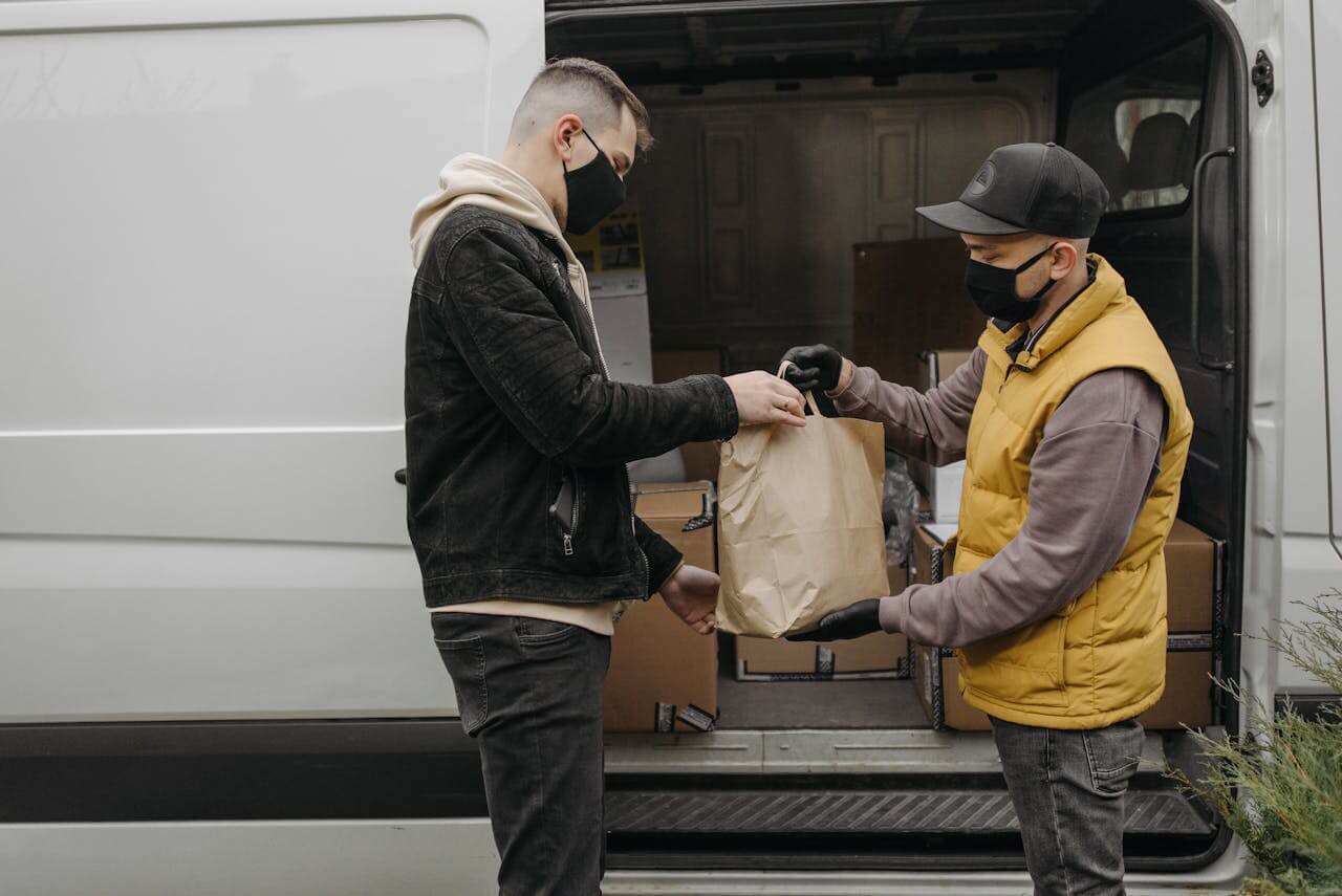 Amazon grocery delivery to a b2b