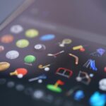 A variety of different emojis on a phone screen