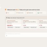 An image of the dashboard of the Mastercard virtual CFO in action
