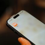 A phone with Temu application on it